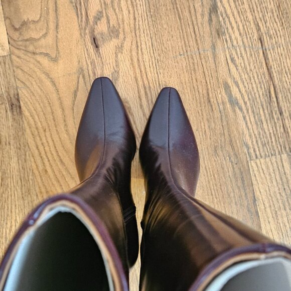 Bobbies Paris Coline Boots Cabernet 38 New in Box - Picture 3 of 5